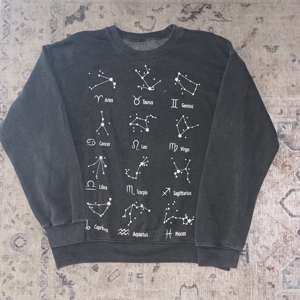 PacSun Zodiac Sign Crewneck